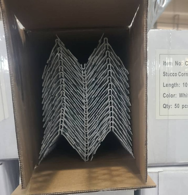 Corner Bead Stucco (50pc) Box [2.5-in x 10-ft vinyl]